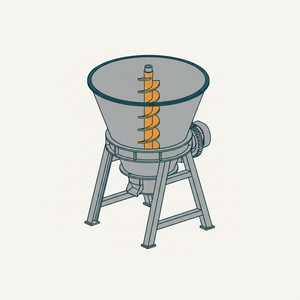 Conical Mixing Barrel diagram