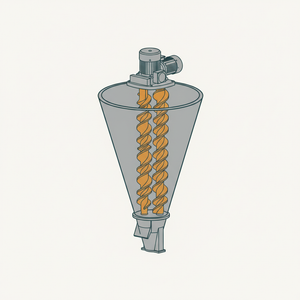 Conical Pug Mill diagram