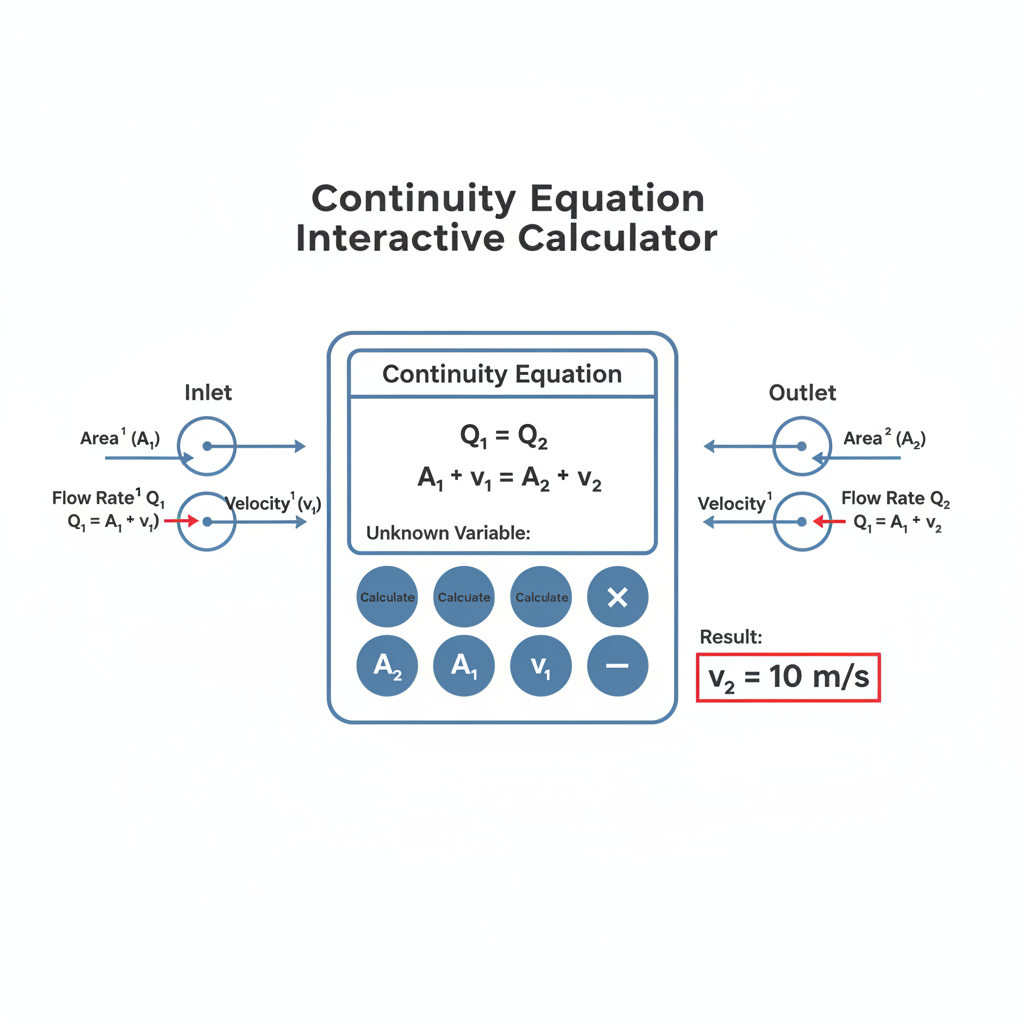 Continuity Equation Interactive Calculator | FIRGELLI