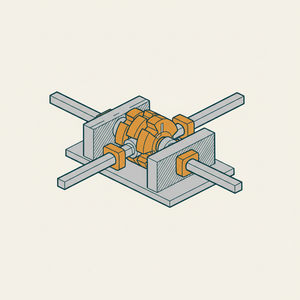 Continuous Rotary Cam to Alternating Bar diagram