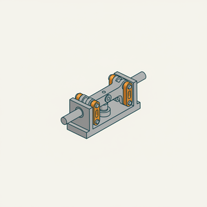 Continuous Rotary via Two Paired Link Cranks diagram