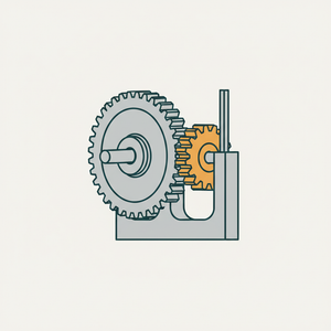Continuous to Vibrating via Irregular Pinion diagram