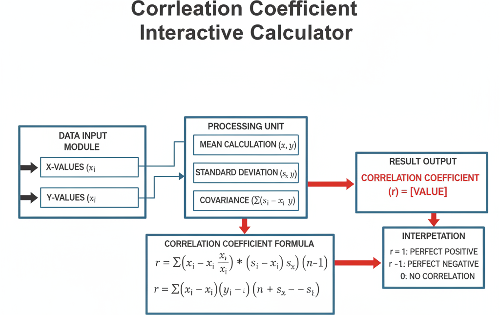 How To Calculate The Correlation Coefficient Formula