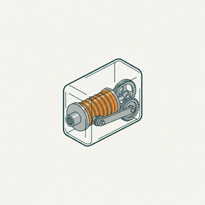 Corrugated Tube Pressure Gauge diagram