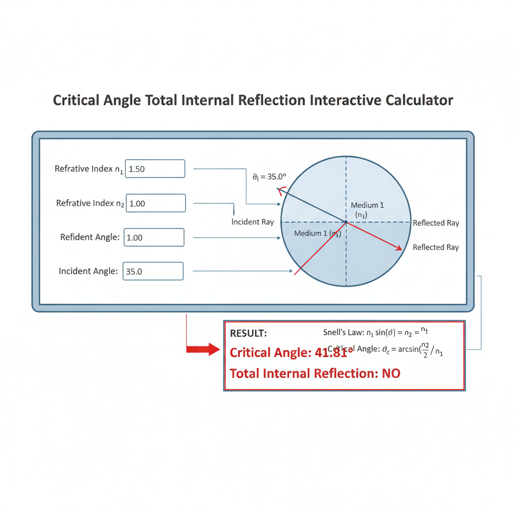 Critical Angle Interactive Calculator | FIRGELLI