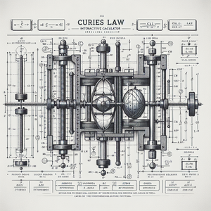 Curies Law Interactive Calculator Technical Diagram
