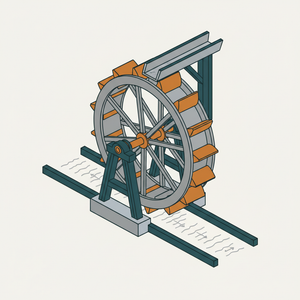 Current Wheel Water Lift diagram