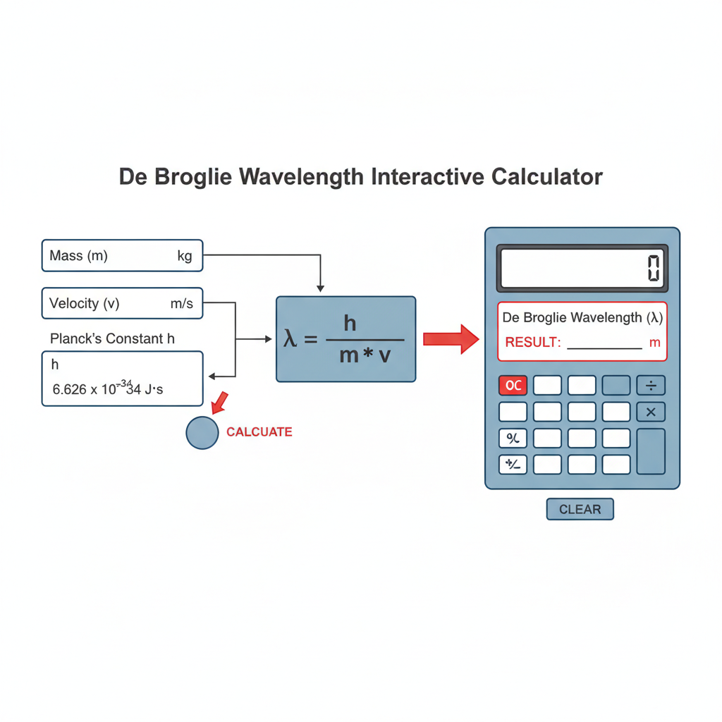 De Broglie Wavelength Interactive Calculator | FIRGELLI