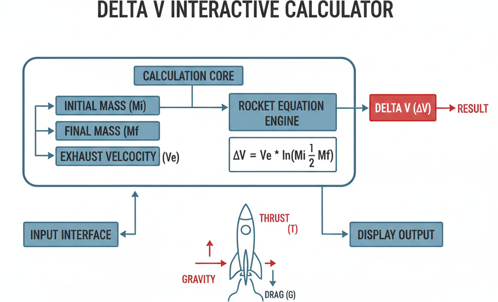 Delta V Interactive Calculator | Rocket Equation | FIRGELLI
