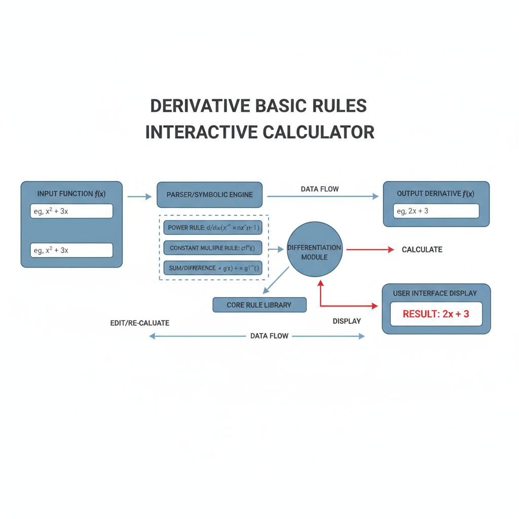 Derivative Rools Derivative Basic Rules Interactive Calculator | FIRGELLI
