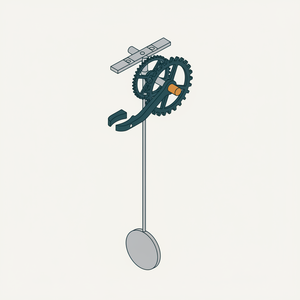 Detached Pendulum Escapement diagram