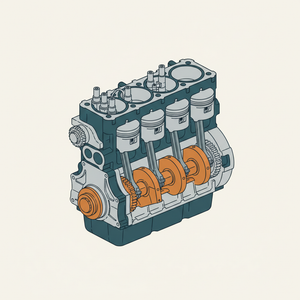 Diesel Motor diagram