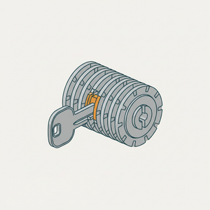 Disc Tumbler Lock diagram