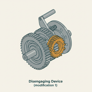 Disengaging Device (modification 1) diagram