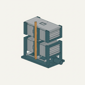 Double Organ-blowing Bellows diagram