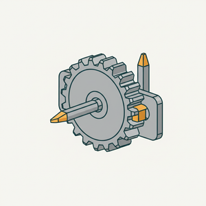Double-pawl Ratchet Wheel diagram