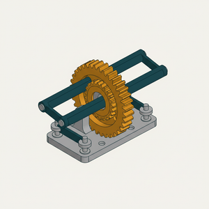 Double-rack Crank Substitute diagram