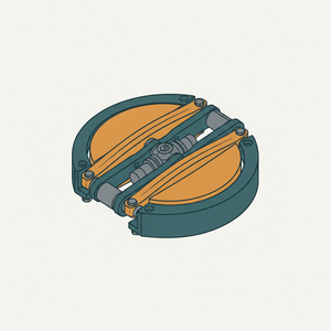 Double Toggle-joint Friction Clutch diagram