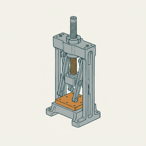 Double Toggle-joint Screw Press diagram