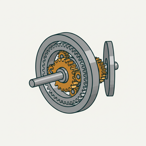 Doubling a Revolution on Same Shaft diagram
