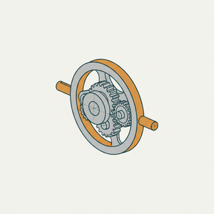 Doubling the Number of Revolutions on One Shaft diagram