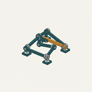 Eight-bar Linkage diagram