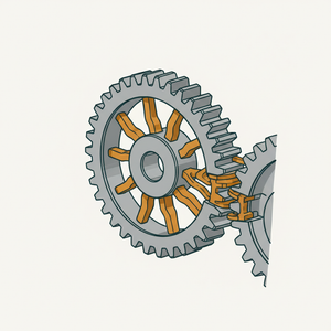 Elastic Spur Gear diagram