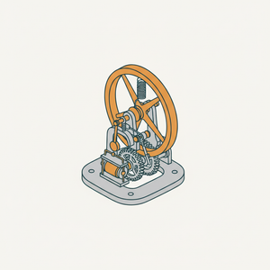 Electric Balance Wheel Clock diagram