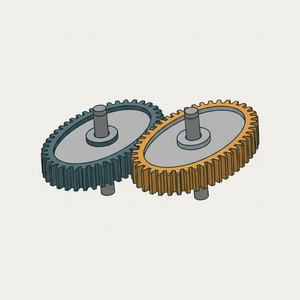 Elliptical Spur Gear diagram