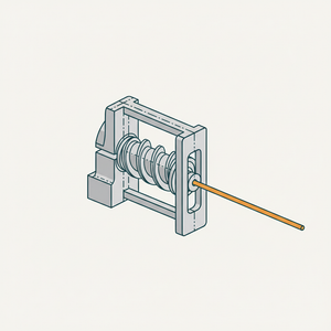Endless-spiral Cylinder Crank Substitute diagram