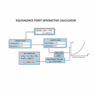 Equivalence Point Interactive Calculator Technical Diagram