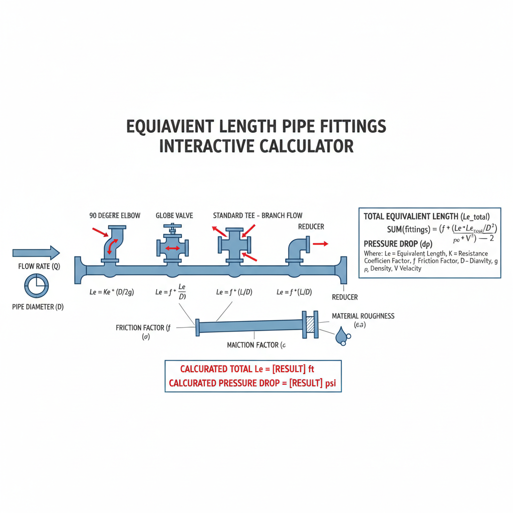 Pipe Fitting Calculation Chart.pdf Equivalent Length Pipe Fittings Interactive Calculator
