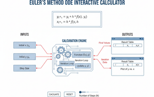 Eulers Method Ode Interactive Calculator Technical Diagram