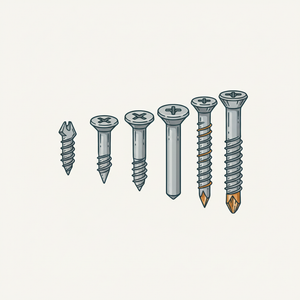 Evolution of a Wood Screw diagram