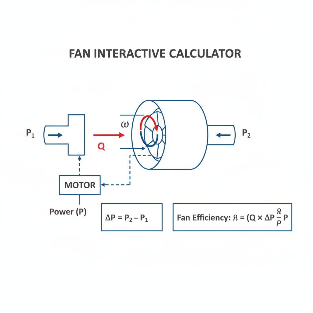 Fan Interactive Calculator: Airflow & Power Analysis | FI...