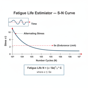 Fatigue Life Estimator   S N Curve Technical Diagram