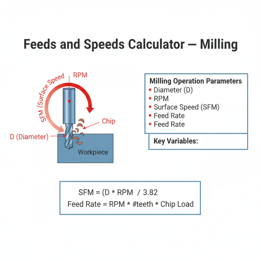 Alert Speed Chart Free Feeds and Speeds Calculator — Milling | FIRGELLI Engineering