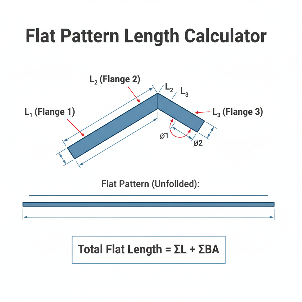 Free Flat Pattern Length Calculator | FIRGELLI Engineering