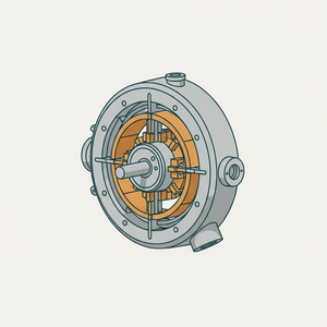 Fletcher's Rotary Condensing Engine diagram