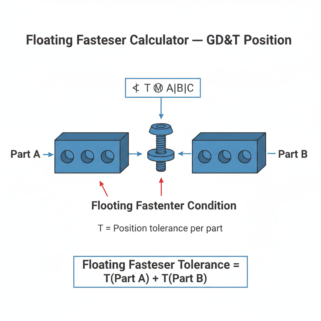 Free Floating Fastener Calculator — GD&T Position | FIRGELLI Engineeri