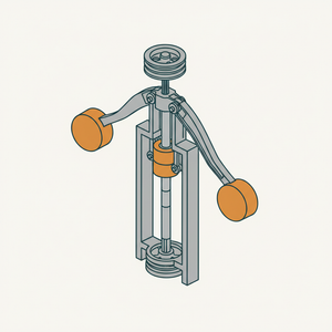 Fly-wheel or Pulley Governor diagram