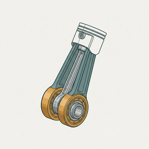 Forked End Connecting Rod diagram