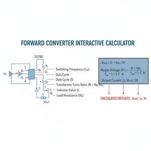 Forward Converter Interactive Calculator Technical Diagram