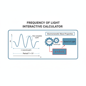 Frequency Of Light Interactive Calculator Technical Diagram