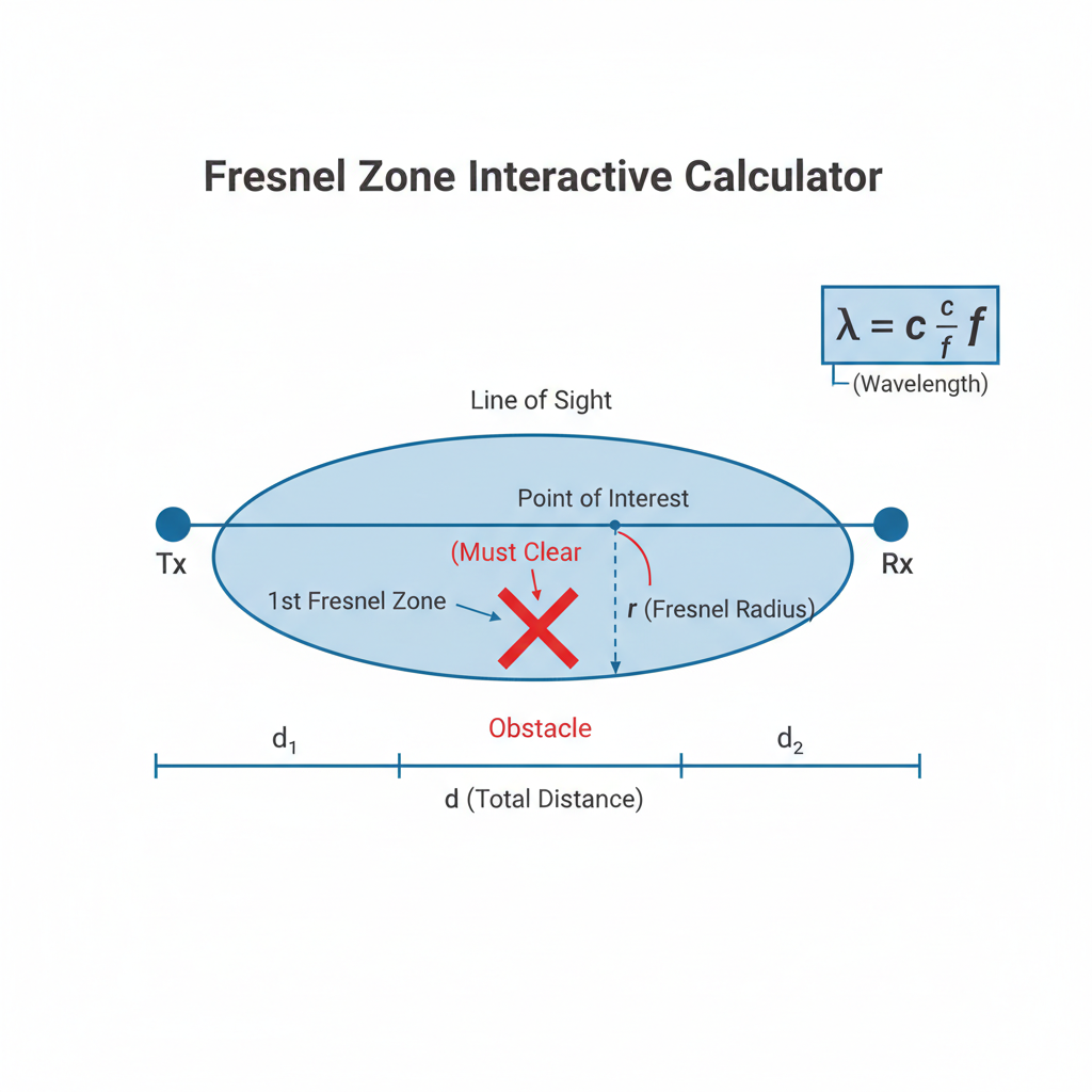 Fresnel Zone Interactive Calculator | FIRGELLI