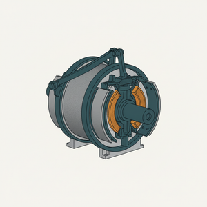Friction Brake for Street Railway Cars diagram