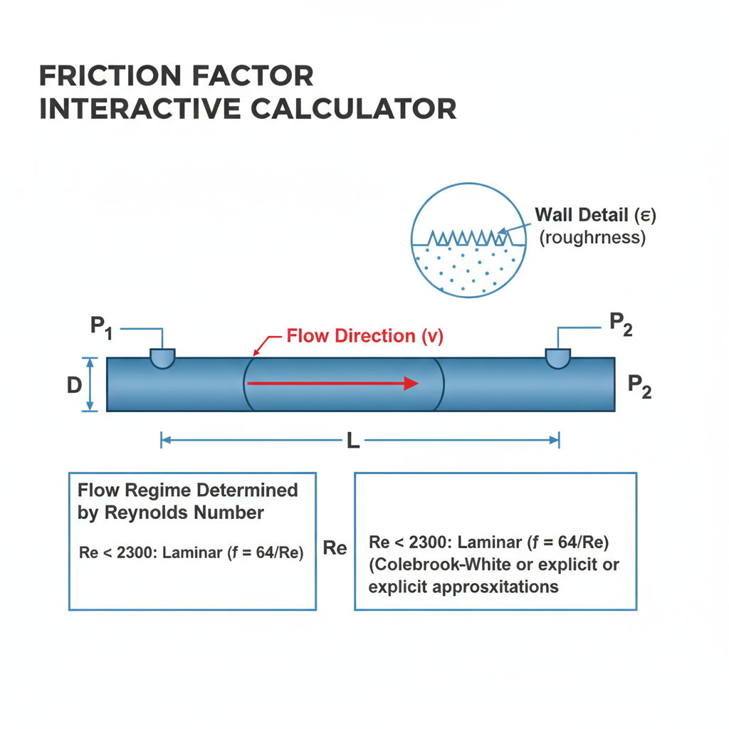 Friction Factor Interactive Calculator | FIRGELLI