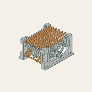 Furnace Grate with Dumping Sections diagram
