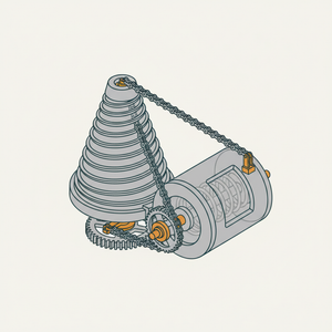 Fusee Chain and Spring Drum diagram
