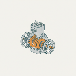 Gasoline Carriage Motor diagram